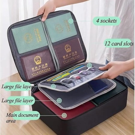 Premium Waterproof Document Storage Travel Bag